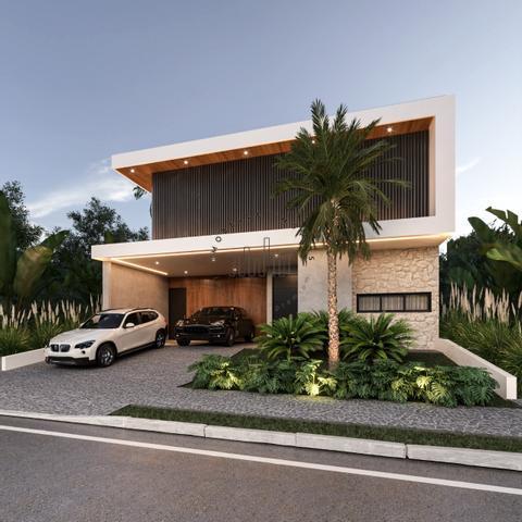 Casa à venda em Paulínia, Parque Brasil 500, com 4 suítes, com 366.05 m²